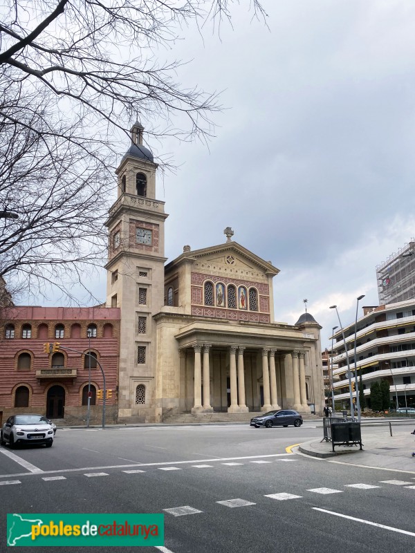 Barcelona - Església de Santa Maria de la Bonanova (Foto: Albert Esteves, 2020) Barcelona - Església de Santa Maria de la Bonanova