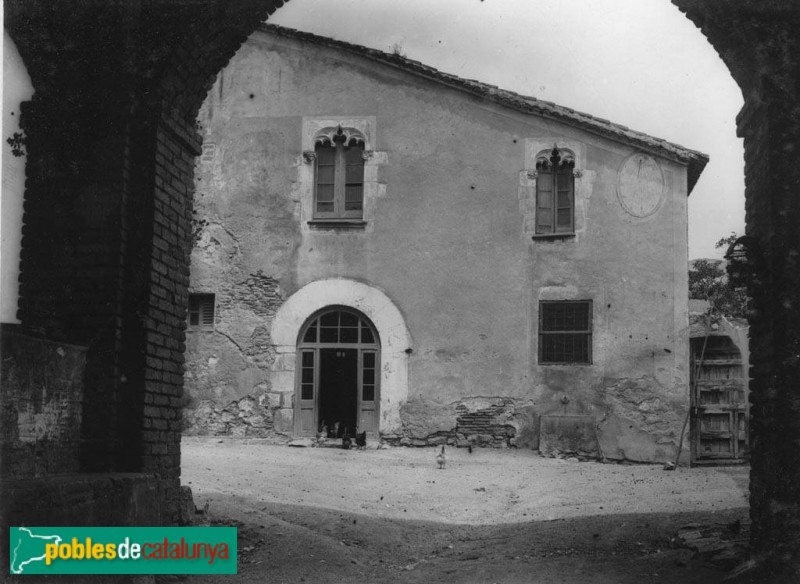 Alella - Can Cortés (Foto: Josep de Cabanyes -Arxiu fotogràfic Centre Excursionista de Catalunya-, 1931) Alella - Can Cortés