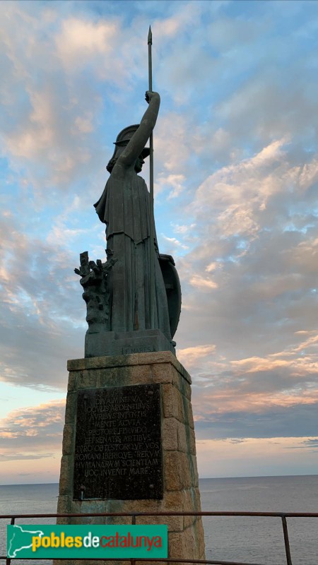 Tossa de Mar - Estàtua de Minerva (Foto: Mª Àngels Pujals, 2020) Tossa de Mar - Estàtua de Minerva