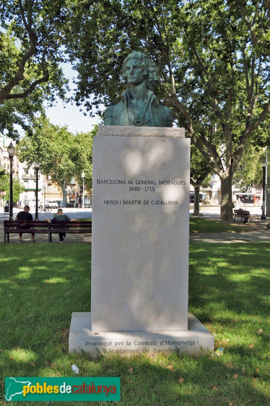 Barcelona - Monument al general Moragues