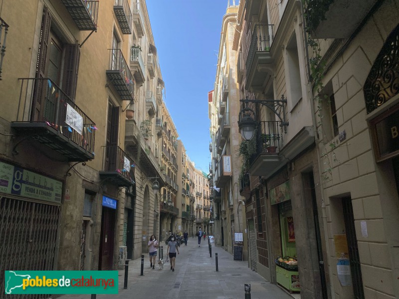 Barcelona - Carrer Sant Pere Més Alt (Foto: Albert Esteves, 2020) Barcelona - Carrer Sant Pere Més Alt