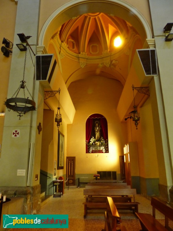 Taradell - Església Sant Genís. Capella fonda (Foto: Graciel·la Vidal, 2020) Taradell - Església Sant Genís. Capella fonda