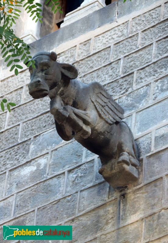 Barcelona - Sant Pere de les Puelles. Gàrgola