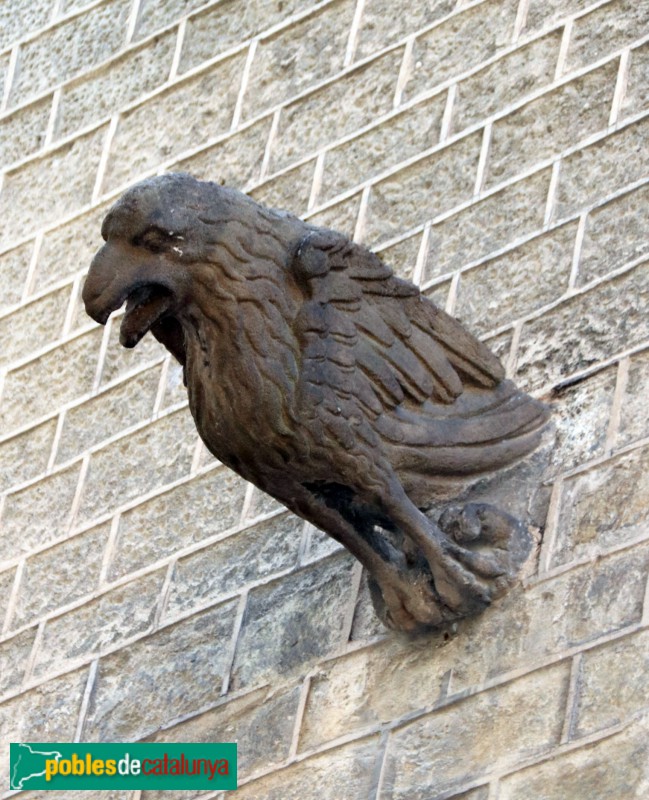 Barcelona - Sant Pere de les Puelles. Gàrgola