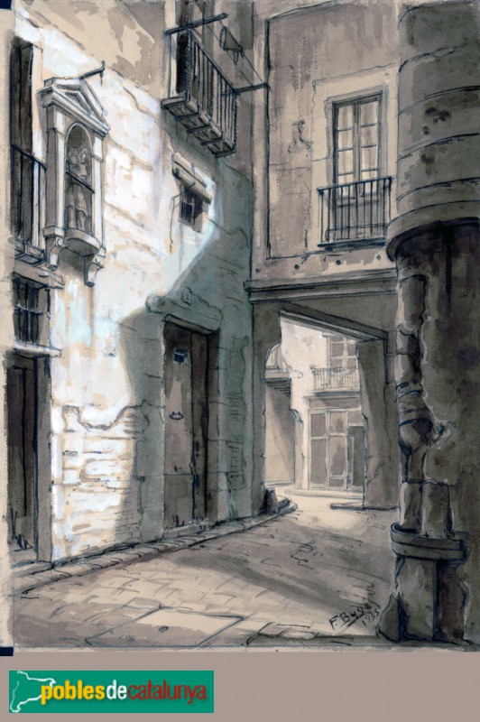 Carrer de Boquer - Francesc Buyé, 1935 (Arxiu Històric de la Ciutat de Barcelona) Carrer de Boquer - Francesc Buyé, 1935 (Arxiu Històric de la Ciutat de Barcelona)