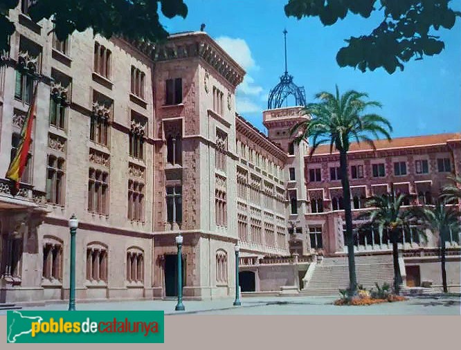 Barcelona - Col·legi La Salle Bonanova, postal antiga