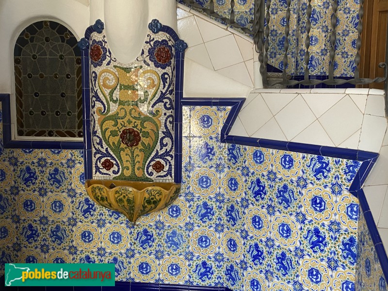 Barcelona - Torre Bellesguard. Interior