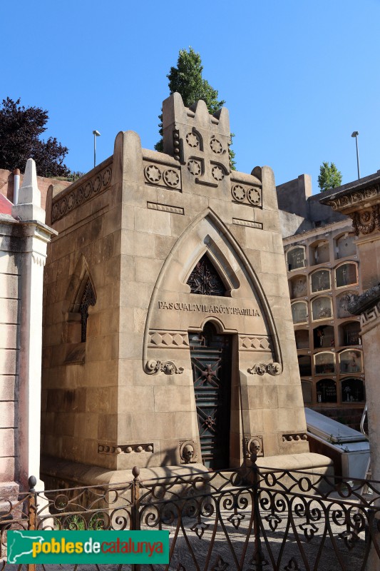 Barcelona - Cementiri de Sant Gervasi. Panteó Vilaró