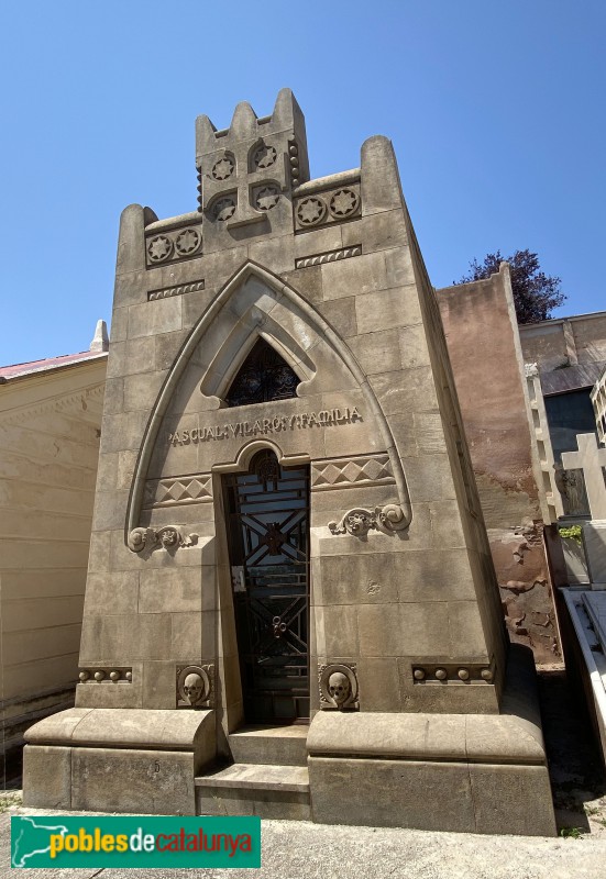 Barcelona - Cementiri de Sant Gervasi. Panteó Vilaró