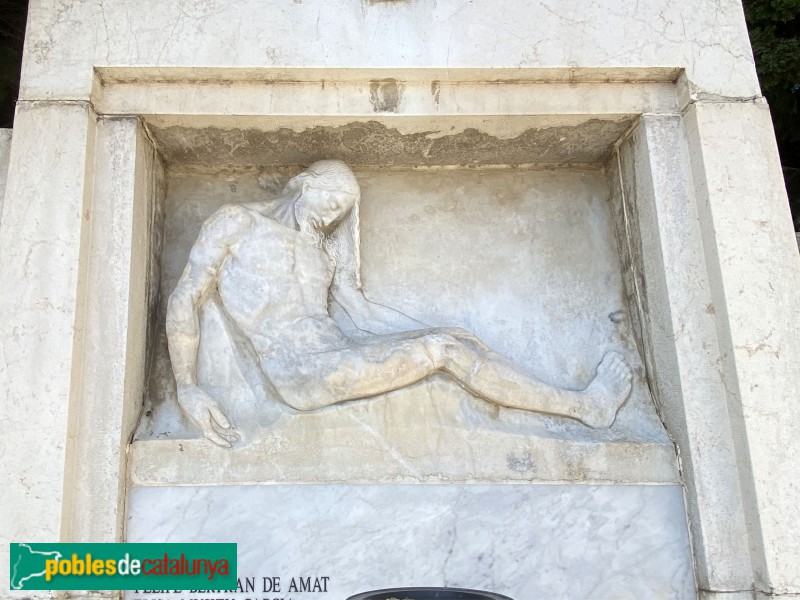 Barcelona - Cementiri de Sant Gervasi. Sepulcre Bertrán i Musitu