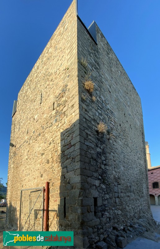 Calonge - Castell de Calonge. Torre d'homenatge