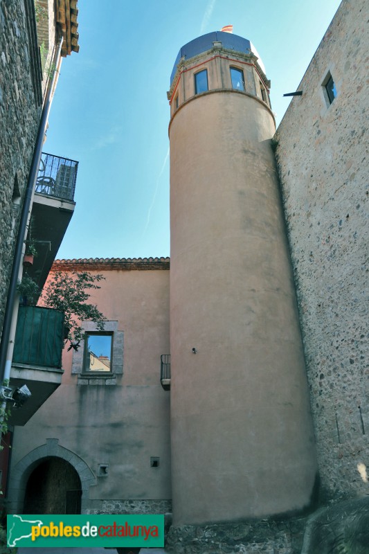 Calonge - Palau del castell. Torre cantonera