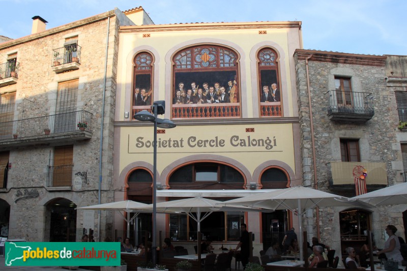 Calonge - Pintures murals de la plaça Major