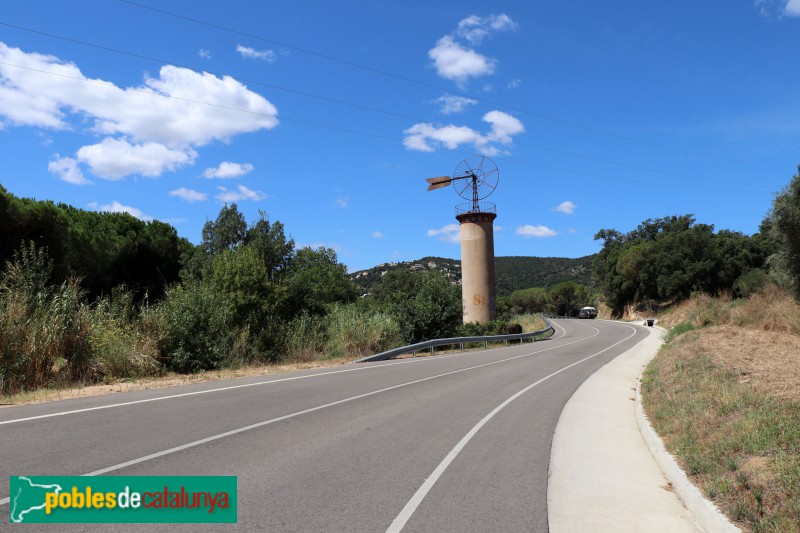 Calonge - Molí de vent de la ctra. de Romanyà