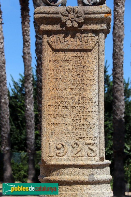 Calonge - Monument als Jardins Patrici Clara