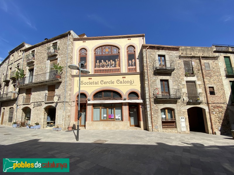 Calonge - Pintures murals de la plaça Major