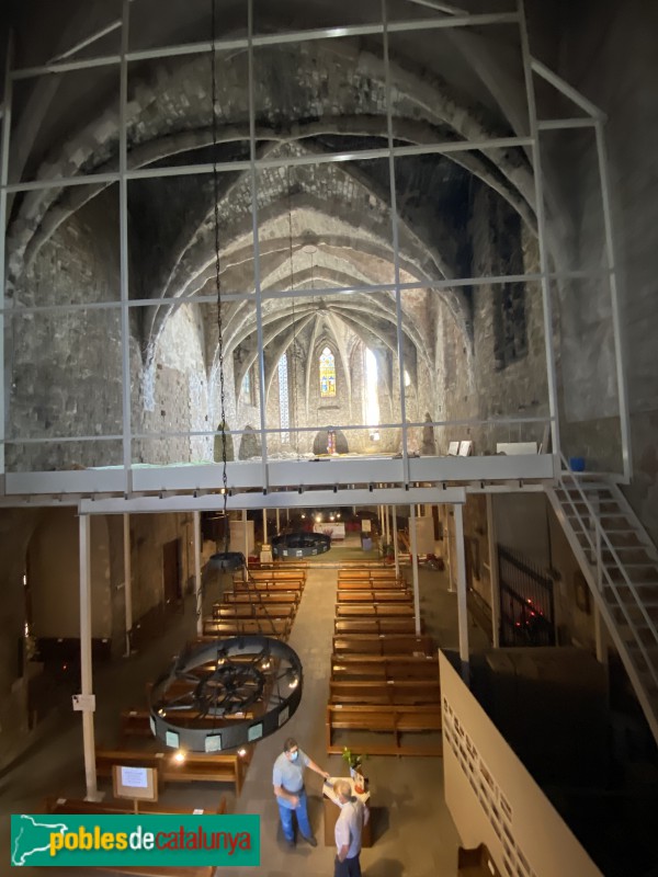 Breda - Església de Sant Salvador. Interior (Foto: Albert Esteves, 2020) Breda - Església de Sant Salvador. Interior