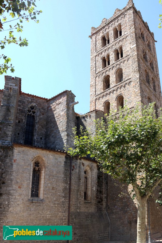 Breda - Església de Sant Salvador. Campanar (Foto: Albert Esteves, 2020) Breda - Església de Sant Salvador. Campanar