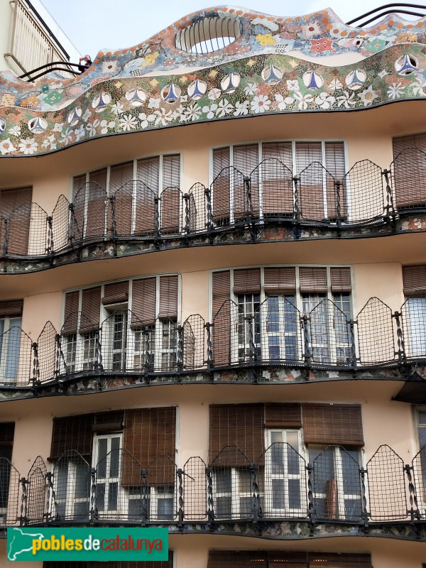 Barcelona - Façana interior de la casa Batlló (Foto: Anna Corcoll, 2020) Barcelona - Façana interior de la casa Batlló
