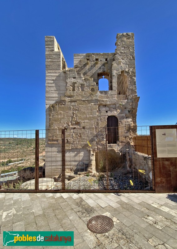 L'Albagés - Castell. Torre nord (Foto: Albert Esteves, 2020) L'Albagés - Castell. Torre nord