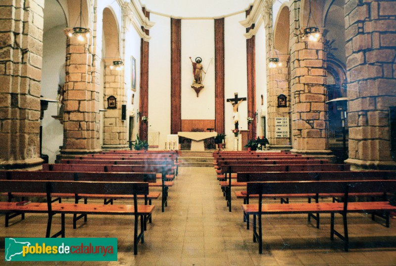 L'Albagés - Església de Sant Joan Baptista. Interior