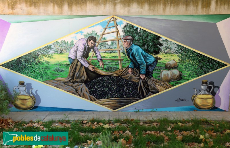 L'Albagés - Mural de l'Oli