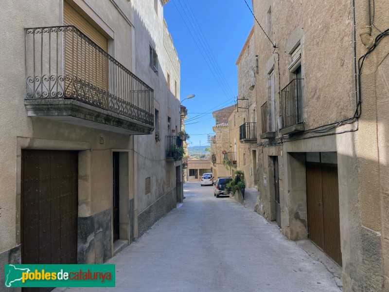 L'Albagés. Un carrer del poble