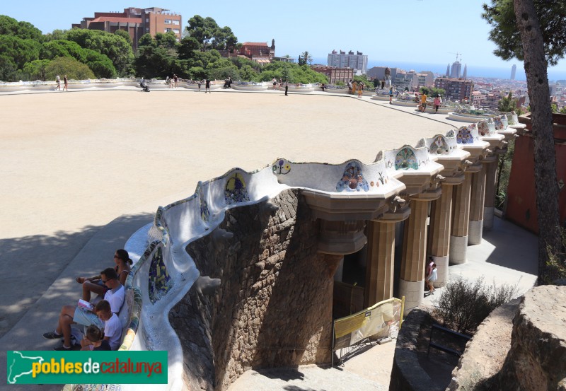 Barcelona - Park Güell. Plaça