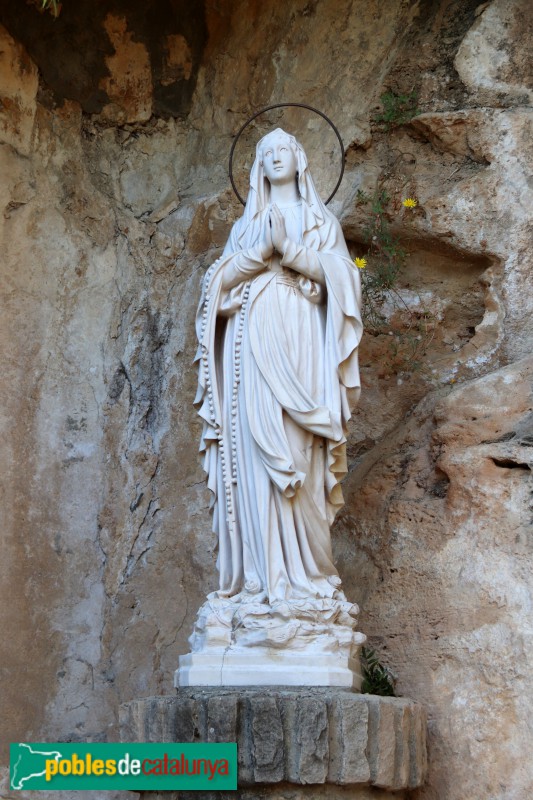 El Soleràs - Gruta de Lourdes (Foto: Albert Esteves, 2020) El Soleràs - Gruta de Lourdes