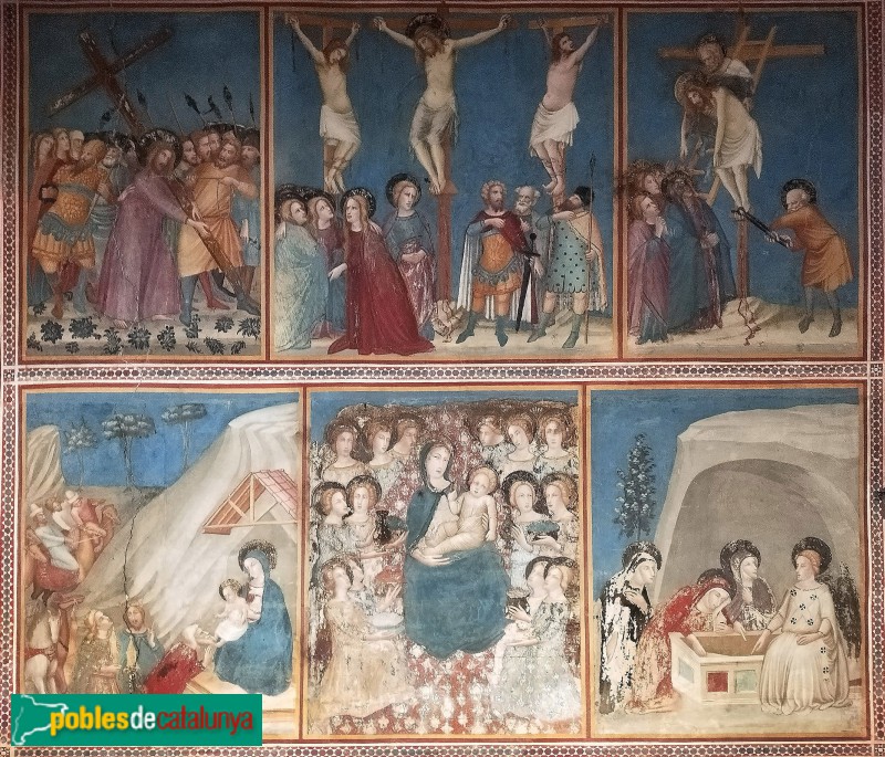 Barcelona - Monestir de Pedralbes. Capella de Sant Miquel