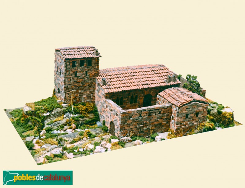 El Vilosell - Maqueta del castell. Centre d'Estudis Locals del Vilosell