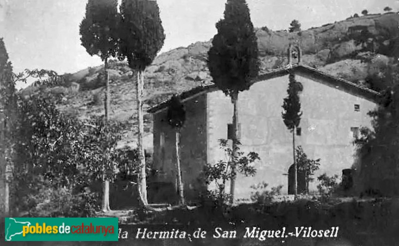 El Vilosell - Ermita de Sant Miquel de la Tosca  als inicis del segle XX