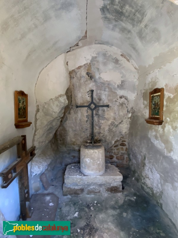 El Vilosell - Capella del Crucifici, interior