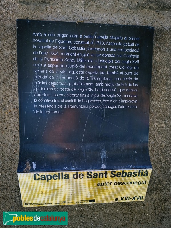 Figueres - Capella de Sant Sebastià (Foto: Gas Mountain, 2020) Figueres - Capella de Sant Sebastià
