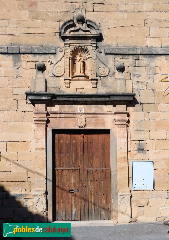 La Pobla de Cérvoles - Església de Santa Maria de la Junquera (Foto: Albert Esteves, 2020) La Pobla de Cérvoles - Església de Santa Maria de la Junquera