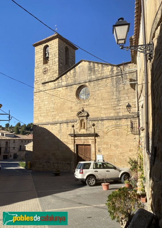 La Pobla de Cérvoles - Església de Santa Maria de la Junquera (Foto: Albert Esteves, 2020) La Pobla de Cérvoles - Església de Santa Maria de la Junquera