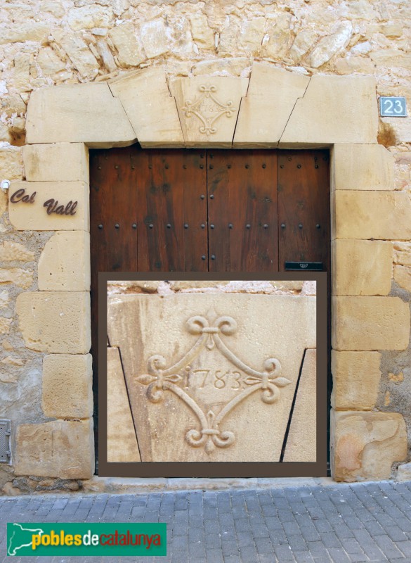 La Pobla de Cérvoles - Portal de 1783