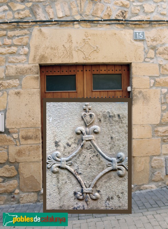 La Pobla de Cérvoles - Portal del segle XVIII (Foto: Albert Esteves, 2020) La Pobla de Cérvoles - Portal del segle XVIII