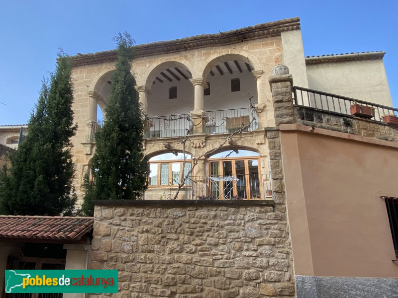 Cervià de les Garrigues - Cal Manresa. Façana posterior