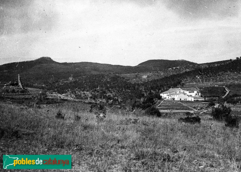 Corbera de Llobregat - Can Planes (Foto: Antoni Gallardo -Arxiu Fotogràfic Centre Excursionista de Catalunya-, inicis segle XX) Corbera de Llobregat - Can Planes