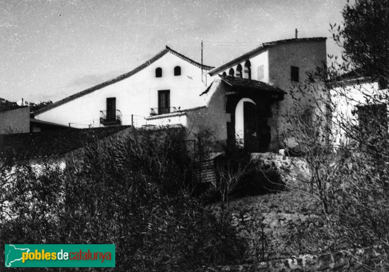 Corbera de Llobregat - Can Planes (Foto: Antoni Gallardo -Arxiu Fotogràfic Centre Excursionista de Catalunya-, inicis segle XX) Corbera de Llobregat - Can Planes