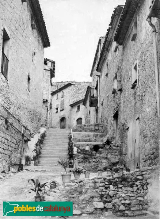 Cervià de les Garrigues. Postal antiga