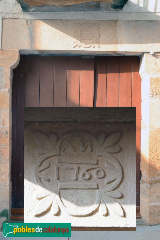 Cervià de les Garrigues - Porta de 1760 (Foto: Albert Esteves, 2020) Cervià de les Garrigues - Porta de 1760