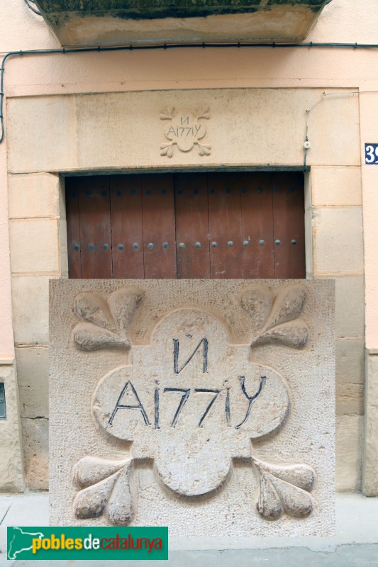 Cervià de les Garrigues - Porta de 1771