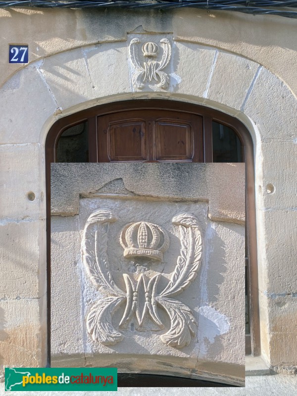 Cervià de les Garrigues - Porta de 1857 (Foto: Albert Esteves, 2020) Cervià de les Garrigues - Porta de 1857
