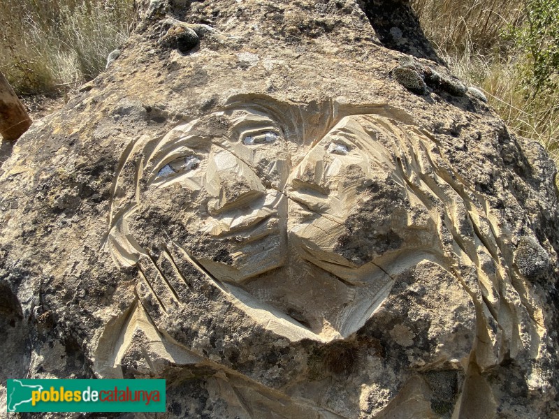 Cervià de les Garrigues - Escultura a la Ruta dels sentits