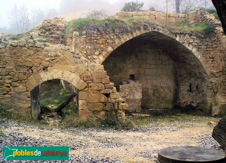Cervià de les Garrrigues - Molí de les Besses (Foto: Damià Alentorn, 2010) Cervià de les Garrrigues - Molí de les Besses
