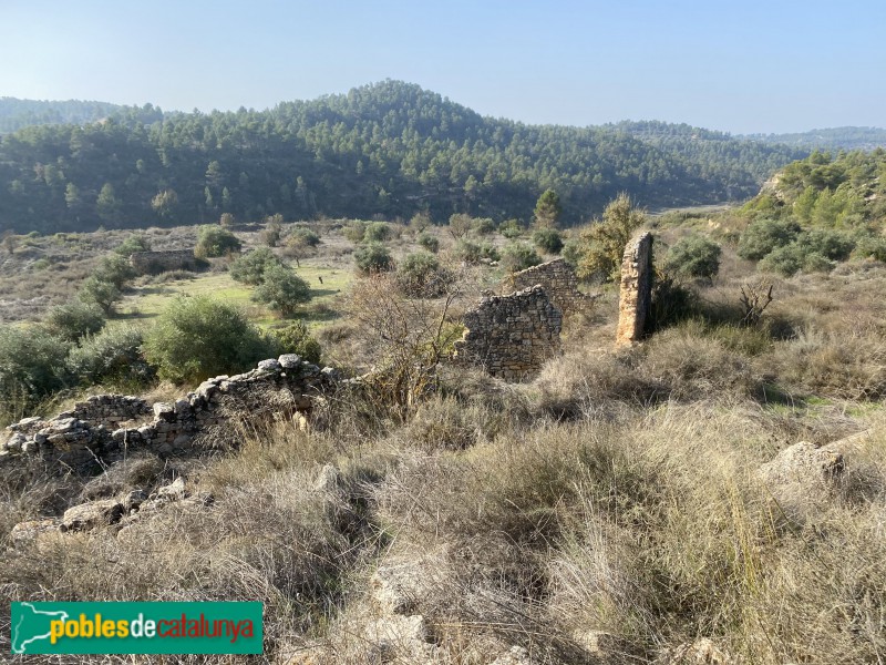 Cervià de les Garrigues - Ruïnes del poblat de les Besses