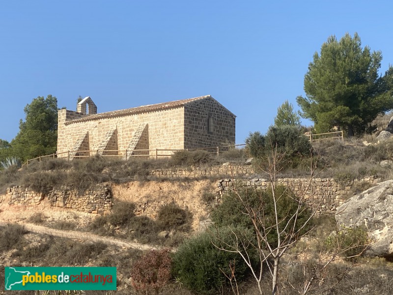 Cervià de les Garrigues - Església de Santa Maria de les Besses (Foto: Albert Esteves, 2020) Cervià de les Garrigues - Església de Santa Maria de les Besses