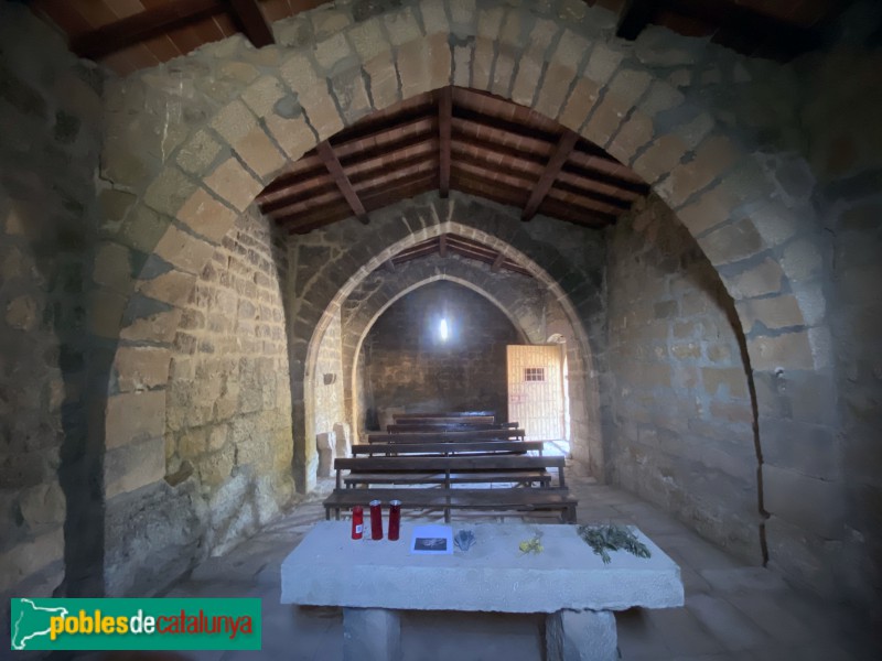 Cervià de les Garrigues - Església de Santa Maria de les Besses (Foto: Albert Esteves, 2020) Cervià de les Garrigues - Església de Santa Maria de les Besses